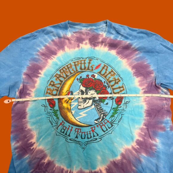 Vintage Grateful Dead 1989 Fall Tour Tie-Dye T-Shirt (Size XL) Unisex - Picture 6 of 7